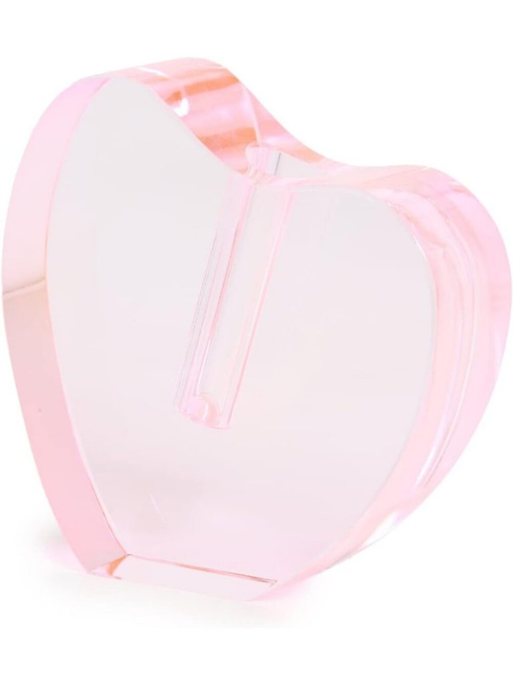Chic Small Crystal Glass Heart Vase for Home Décor, Gifts & Floral Arrangements